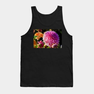 Canada. BC. Butchart gardens. Flowers of Autumn. Tank Top